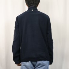 画像3: RLX POLO SPORT Ralph Lauren 星条旗 ハーフジップフリースジャケット NAVY L (3)