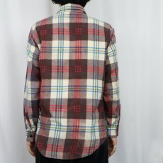 画像3: 70's FIVE BROTHERS USA製 チェック柄ネルシャツ S (3)