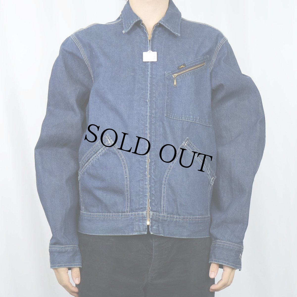 画像2: 60〜70's Lee USA製 91-B デニムジャケット SIZE38 (2)