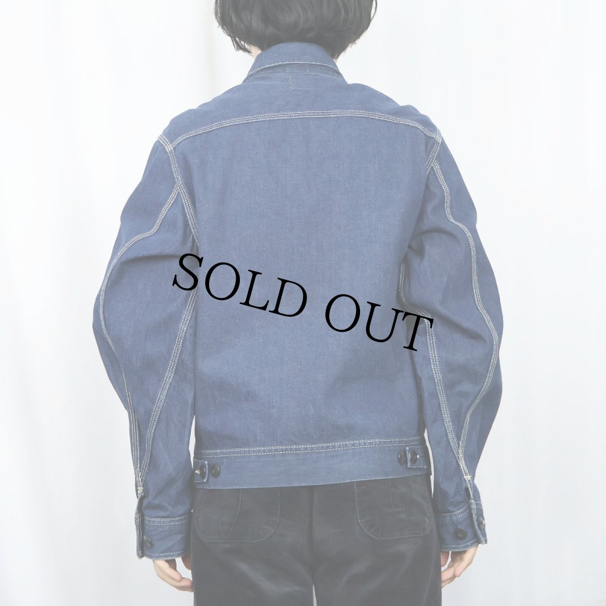 画像3: 60〜70's Lee USA製 91-B デニムジャケット SIZE38 (3)