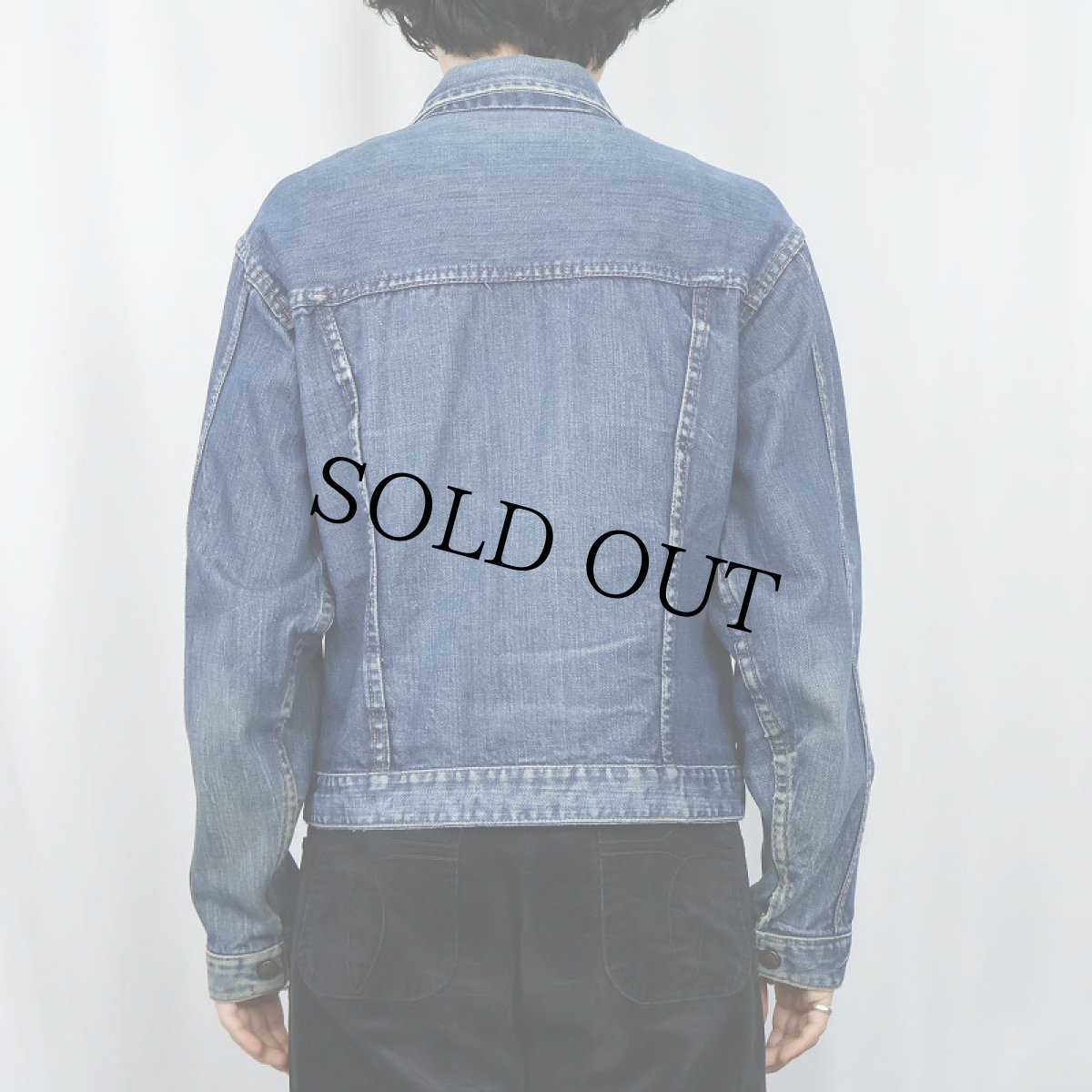 画像3: 60〜70's UNKNOWN 4ポケット デニムジャケット (3)