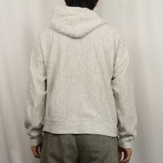 画像3: U.S.ARMY PFU ロゴプリント スウェットジップパーカー MEDIUM (3)