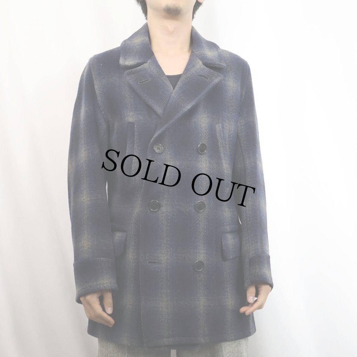 画像2: 〜40's King-O-Wear オンブレーチェック柄 ウールスポーツコート (2)