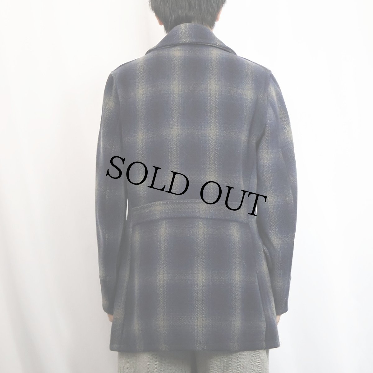 画像3: 〜40's King-O-Wear オンブレーチェック柄 ウールスポーツコート (3)