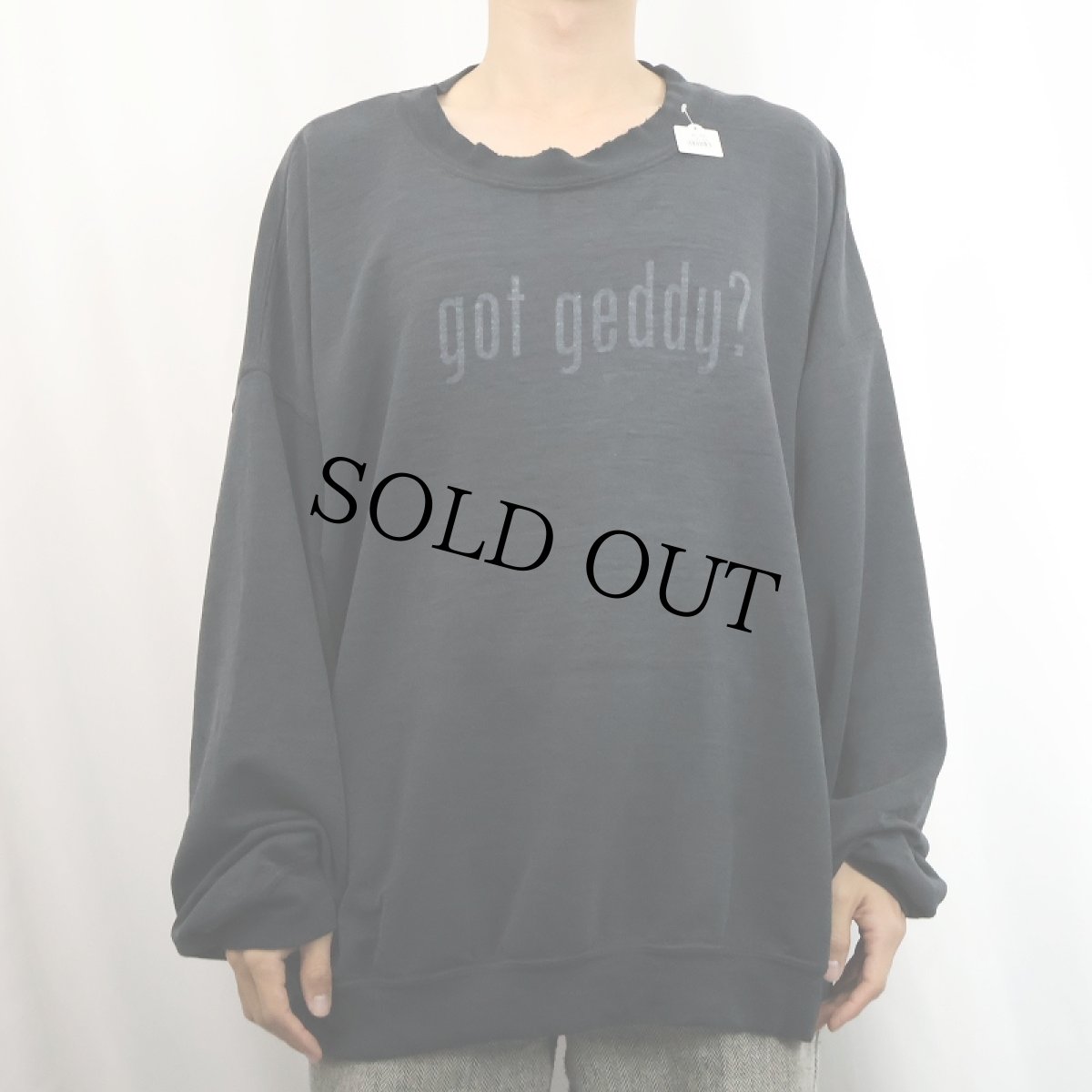 画像2: "got geddy?" 広告パロディプリントスウェット (2)