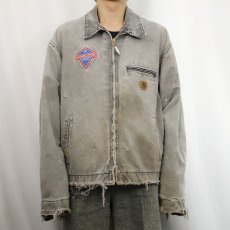 画像2: Carhartt 刺繍入り デトロイトジャケット 2XL REGULAR (2)