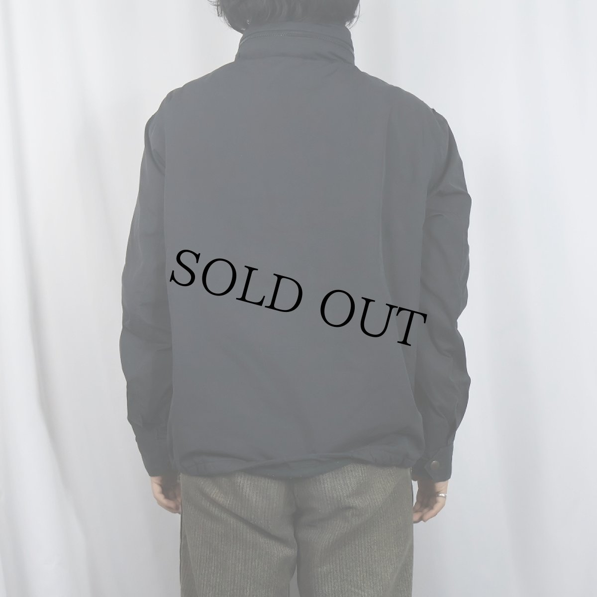 画像3: POLO Ralph Lauren ロゴ刺繡 裏フリース ポリエステル ジップジャケット BLACK L (3)