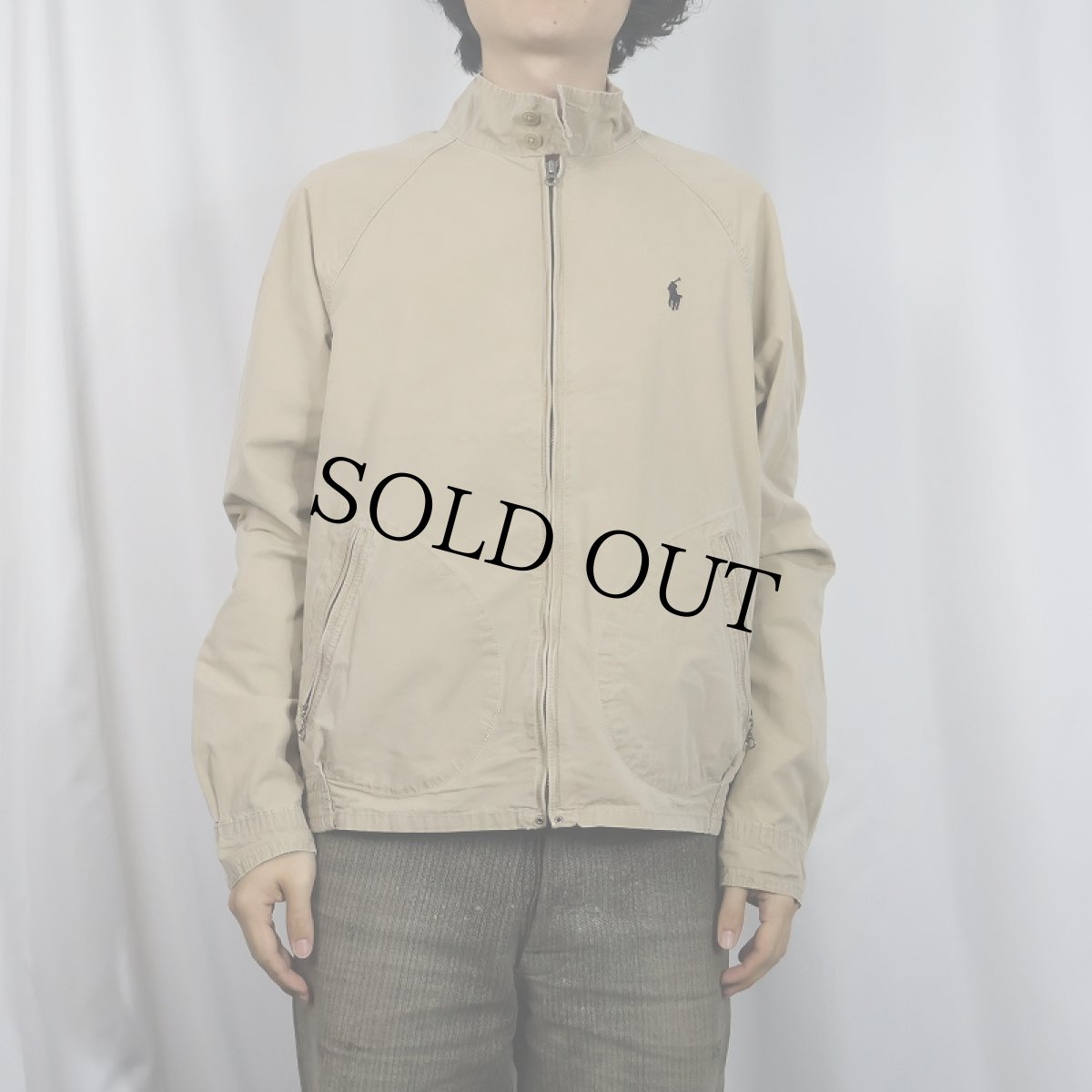 画像2: POLO Ralph Lauren "G-9 TYPE" コットンスイングトップ M (2)