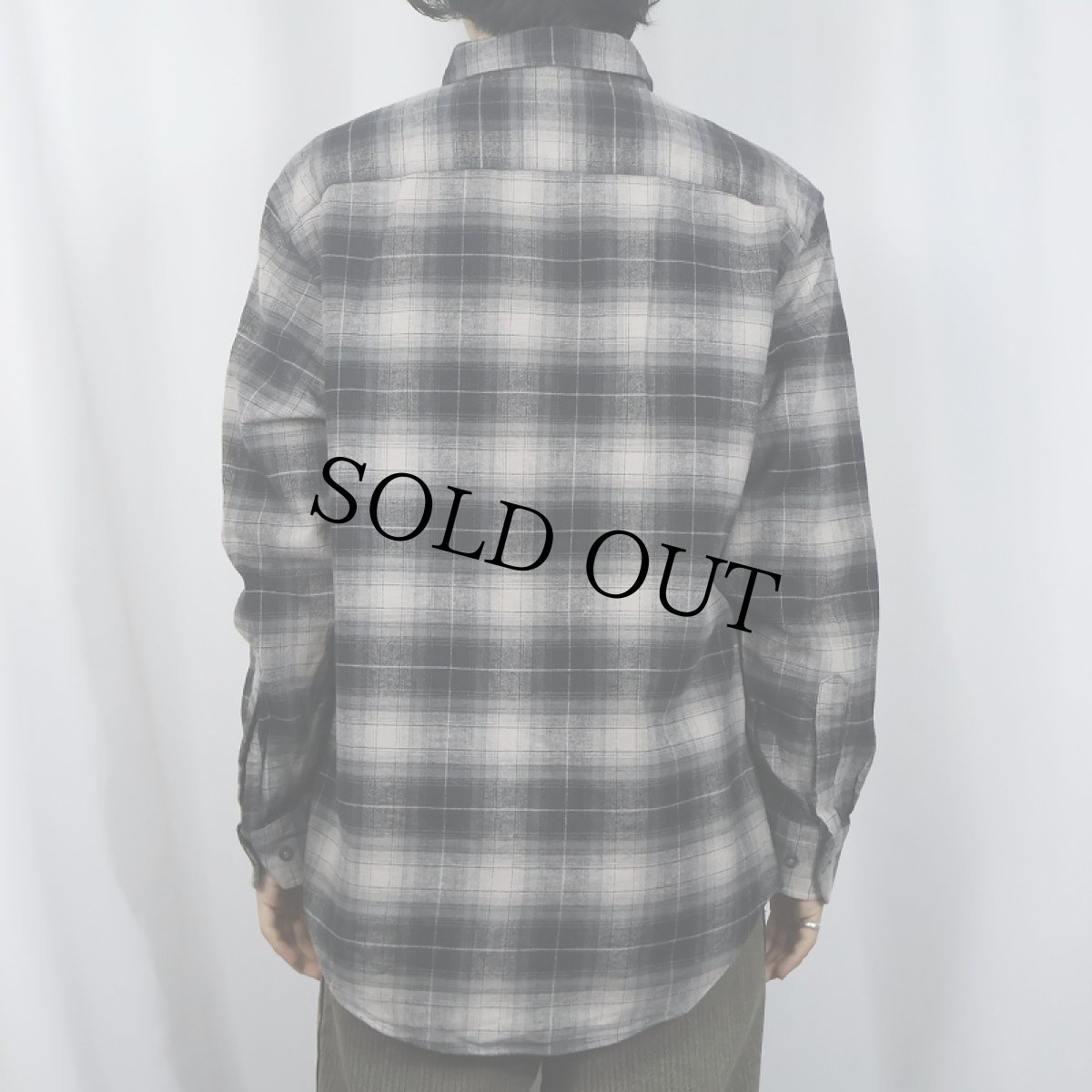 画像3: PENDLETON "MASON" オンブレーチェック柄 コットンボタンダウンシャツ M (3)