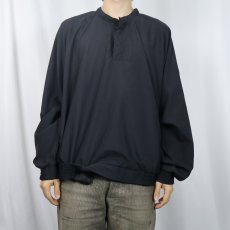 画像2: NIKE ハーフジップ ポリエステルジャケット BLACK L (2)