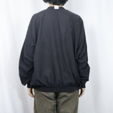 画像3: NIKE ハーフジップ ポリエステルジャケット BLACK L (3)