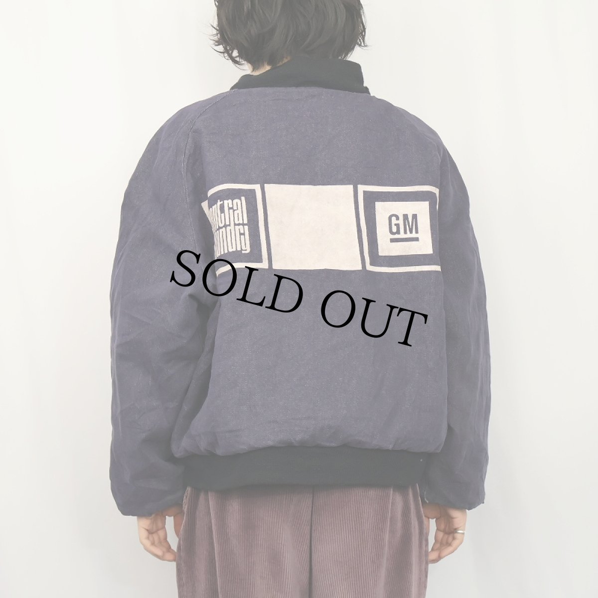 画像4: 60's RUBIN BROTHERS "GM Central Foundry" ブランケットライナー プリントデニムジャケット XL (4)