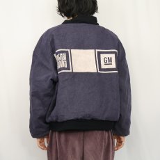 画像4: 60's RUBIN BROTHERS "GM Central Foundry" ブランケットライナー プリントデニムジャケット XL (4)