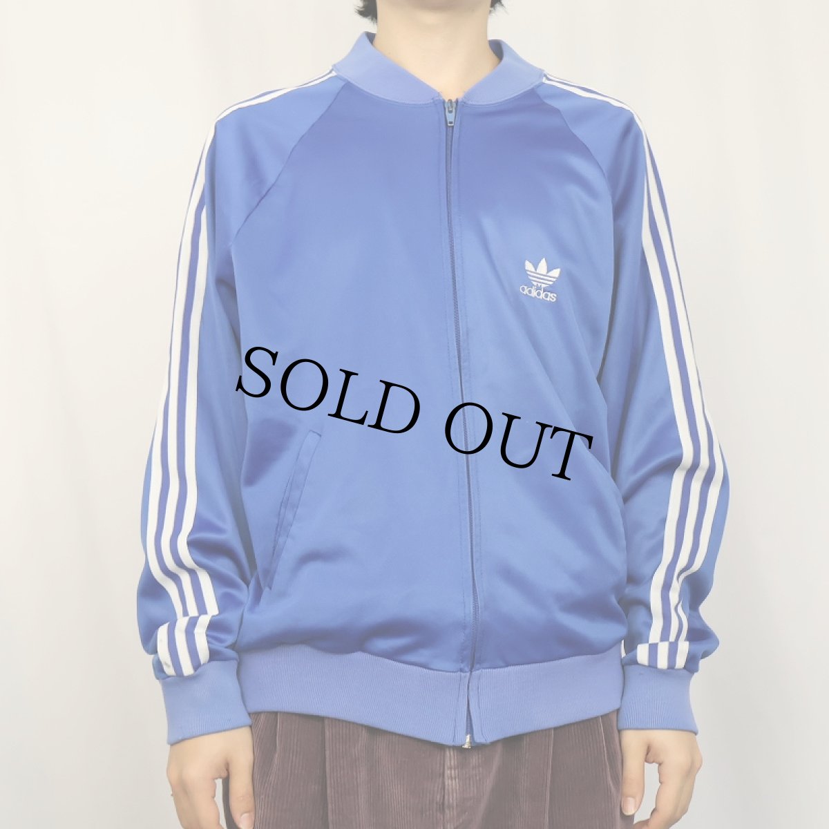 画像2: 80's adidas USA製 トラックジャケット L (2)