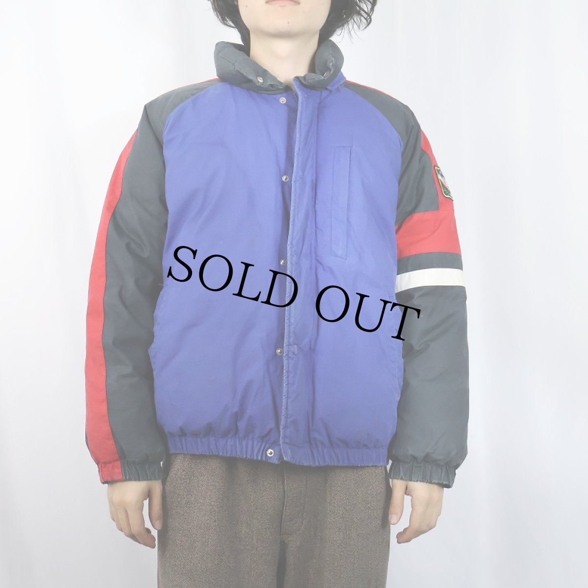 画像4: 90's Ralph Lauren "UNI CREST PATCH" ダウンジャケット L (4)