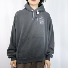 画像3: 90's〜 ALL パンクロックバンド プリントスウェットフーディー XXL (3)