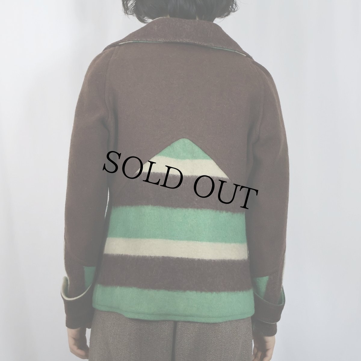 画像3: 30's Chippewa ハトメジップ ウールジャケット (3)