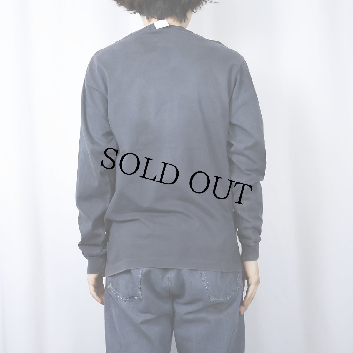 画像3: 80's NIKE USA製 紺タグ "NIKE EPIC" プリントロンT BLACK L (3)