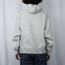 画像3: 90's POLO SPORT Ralph Lauren ポリスパッチ付き 前V スウェットフーディー M (3)
