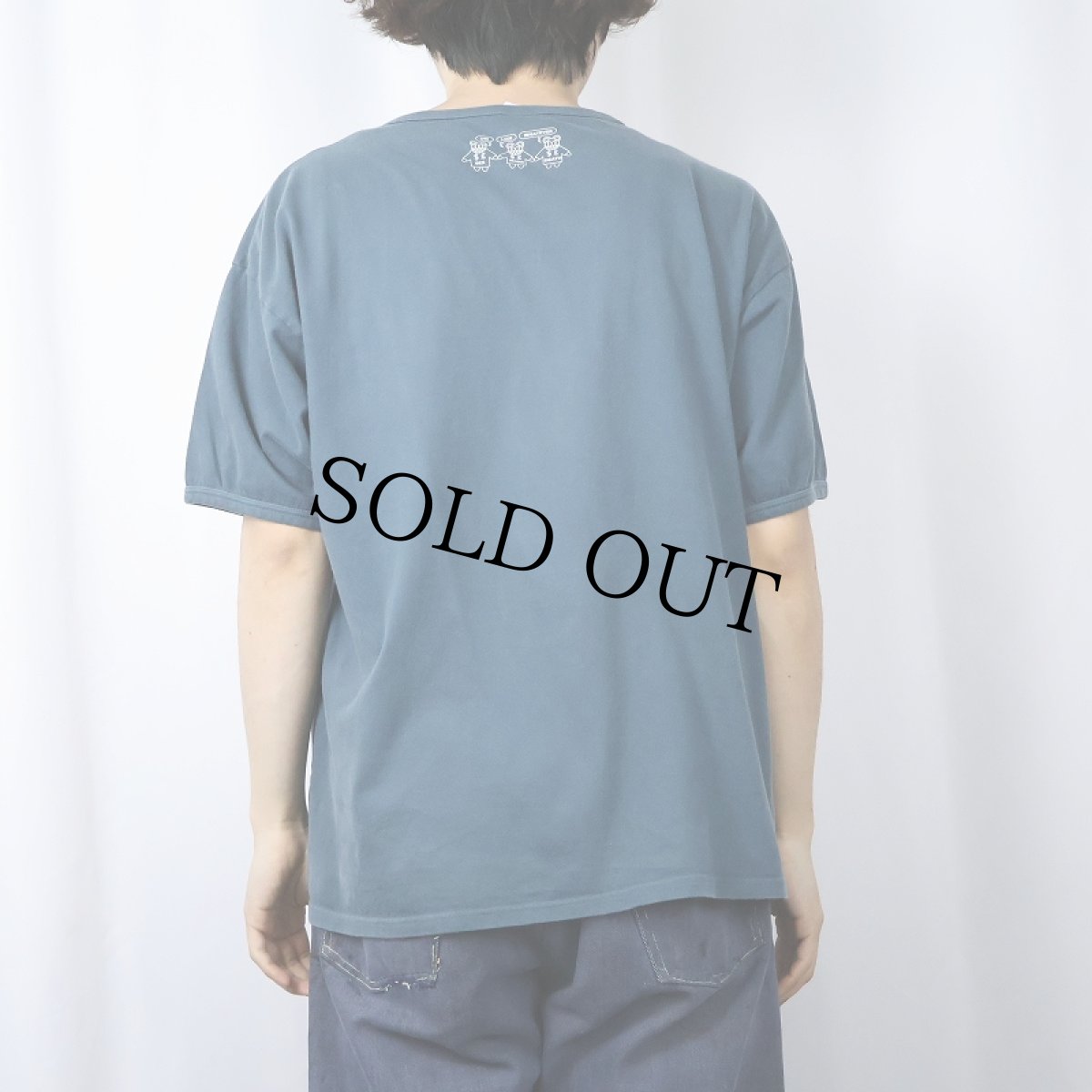 画像3: 2000's RADIOHEAD "Kid A Test" ロックバンド プリントTシャツ (3)