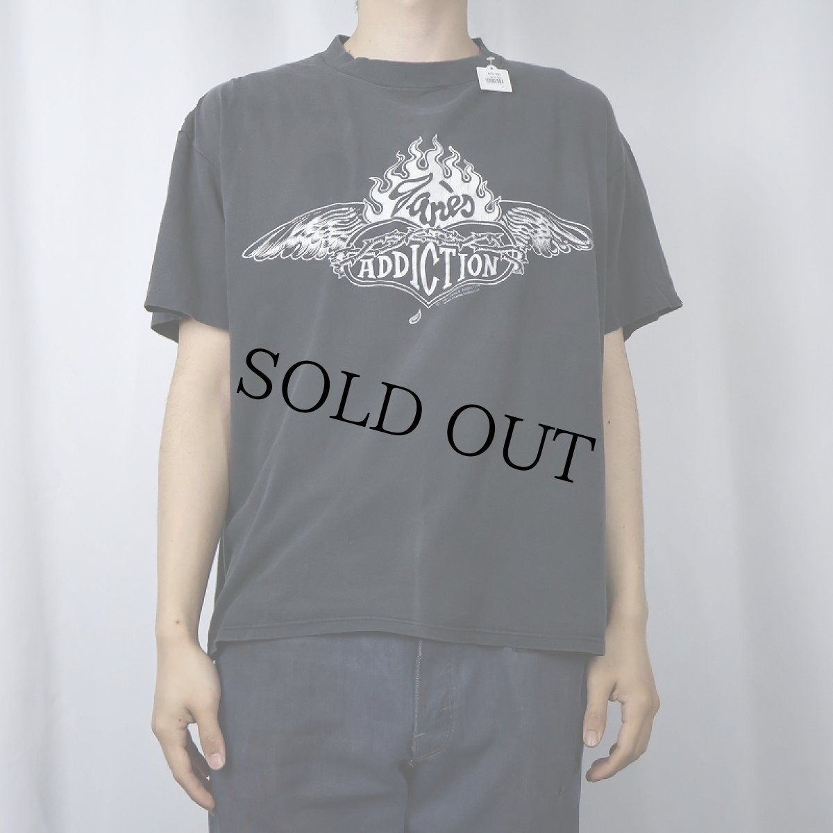 画像2: 90's  JANE'S ADDICTION USA製 ロックバンドプリントTシャツ BLACK Xl (2)