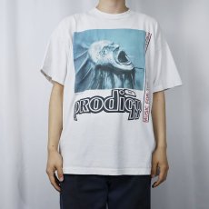 画像2: 90's The Prodigy "Music For The Jilted Generation" エレクトロロック・バンド アルバムプリントTシャツ XL (2)