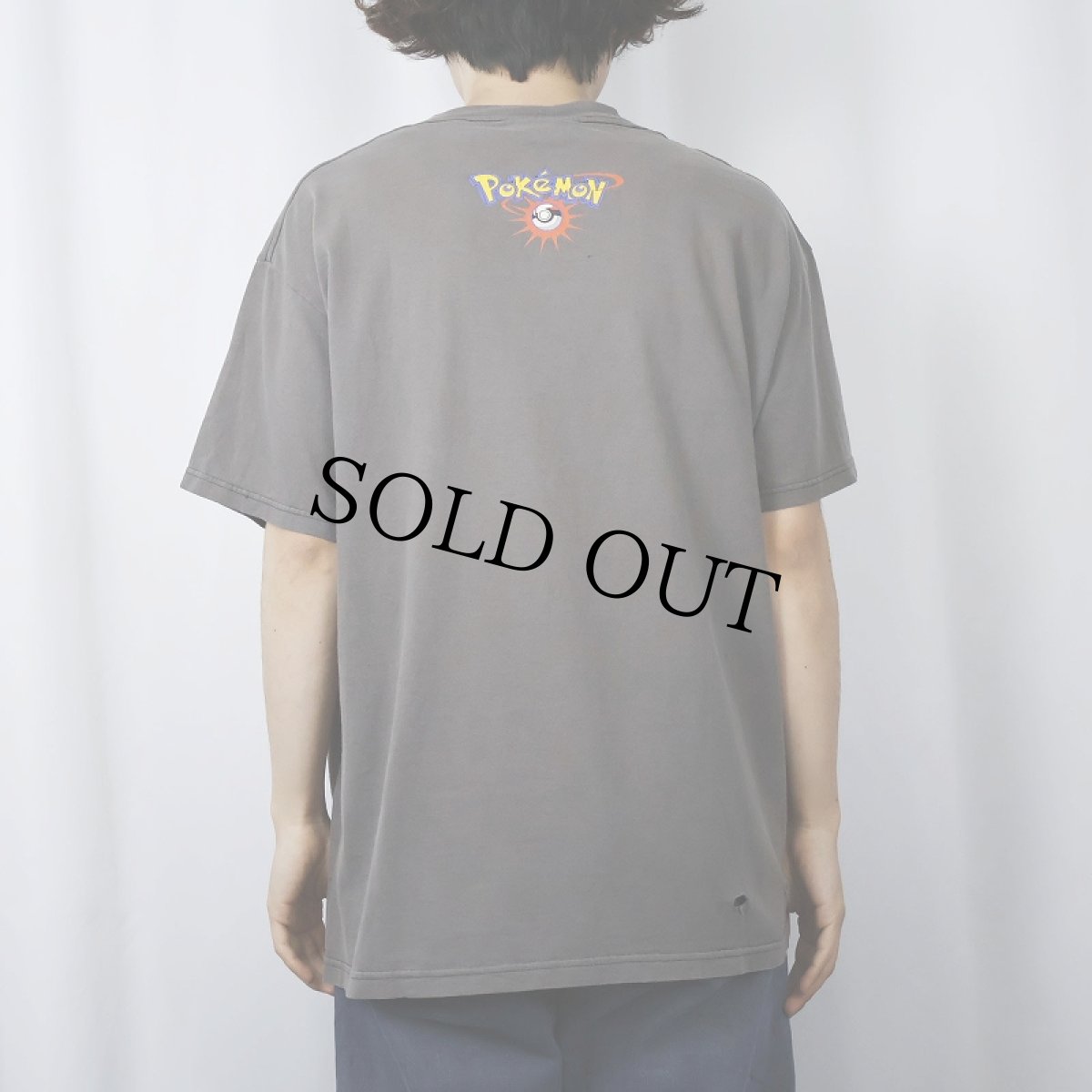 画像3: 2000's POKEMON "PIKACHU" キャラクタープリントTシャツ L (3)