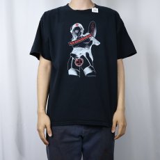 画像2: 2006 RAMMSTEIN ロック・バンド プリントTシャツ BLACK L (2)