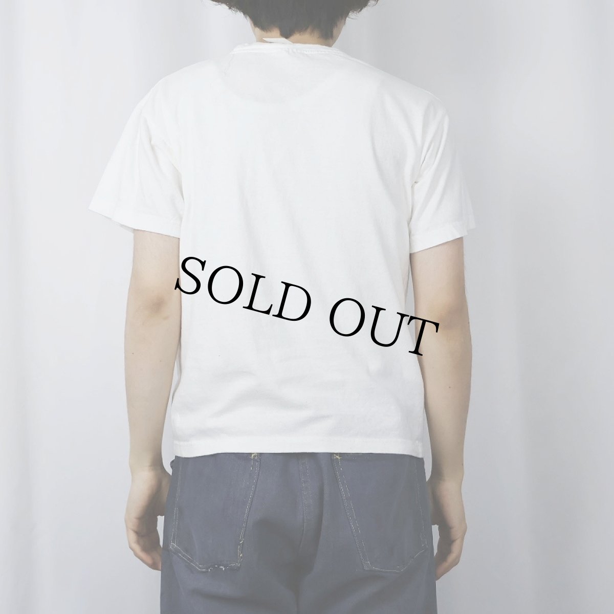 画像4: "Mickey Gone dread" キャラクターパロディプリントTシャツ S (4)