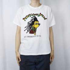 画像2: "Mickey Gone dread" キャラクターパロディプリントTシャツ L (2)