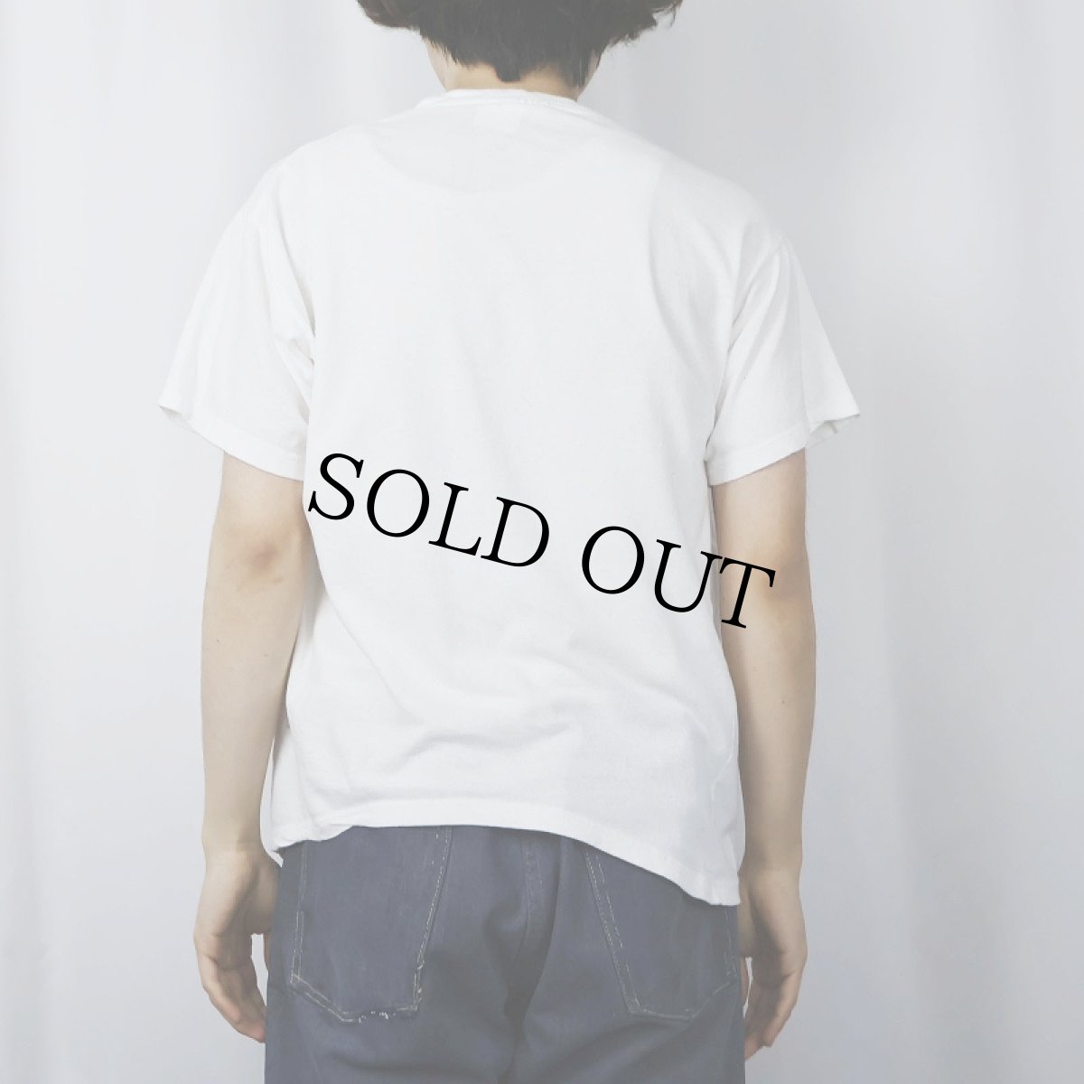画像3: "Mickey Gone dread" キャラクターパロディプリントTシャツ L (3)