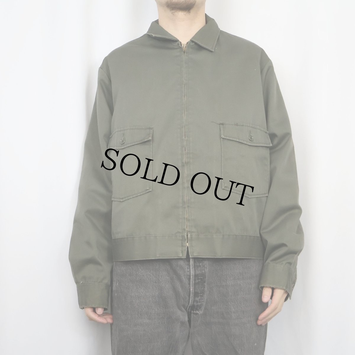 画像2: 70's Lee CHETOPA TWILL キルティングライナー付き ワークジャケット SIZE46LONG (2)