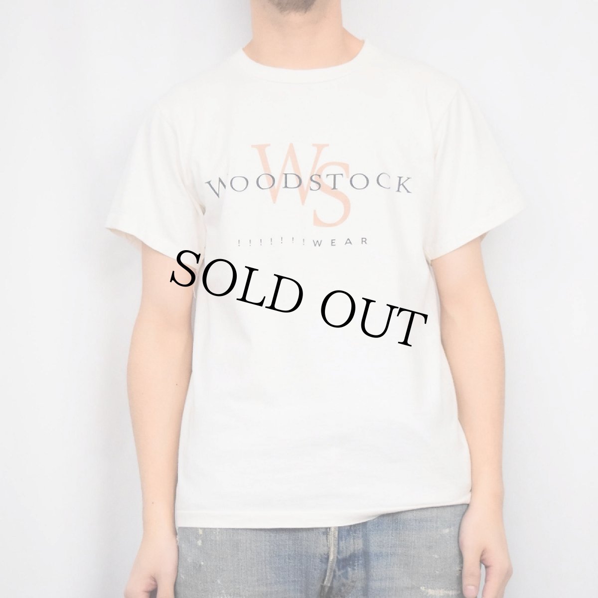 画像3: 90's USA製 WOOD STOCK "Calvin Klein" パロディプリントTシャツ M (3)