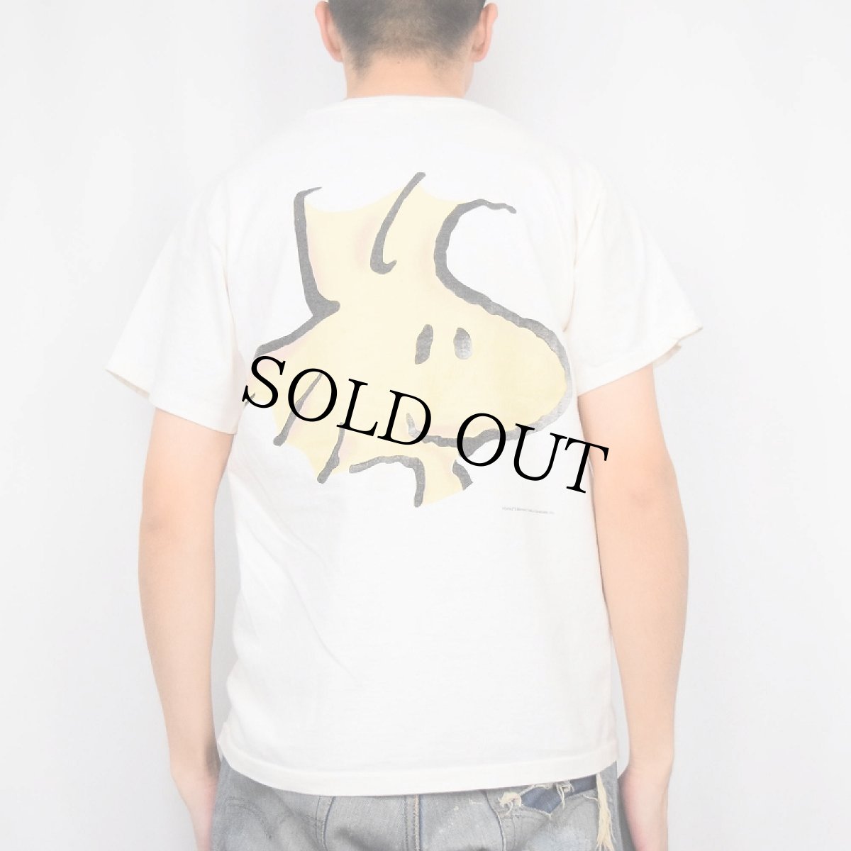 画像4: 90's USA製 WOOD STOCK "Calvin Klein" パロディプリントTシャツ M (4)