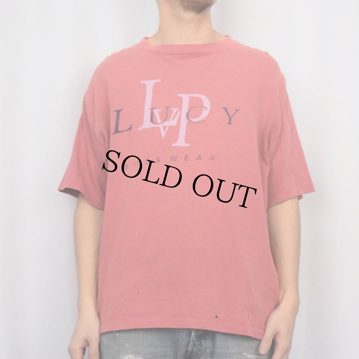 画像3: 90's USA製 LUCY "Calvin Klein" パロディプリントTシャツ XL (3)