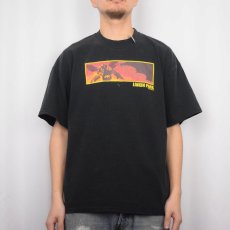 画像2: 2001 LINKIN PARK "HYBRID THEORY" ロックバンド アルバムプリントTシャツ BLACK XL (2)