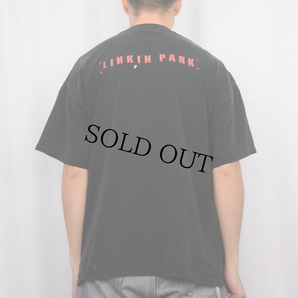画像3: 2001 LINKIN PARK "HYBRID THEORY" ロックバンド アルバムプリントTシャツ BLACK XL (3)