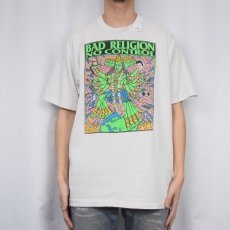 画像3: 90's BAD RELIGION × KOZIK "NO CONTROL" パンク・ロックバンド ツアーTシャツ XL (3)