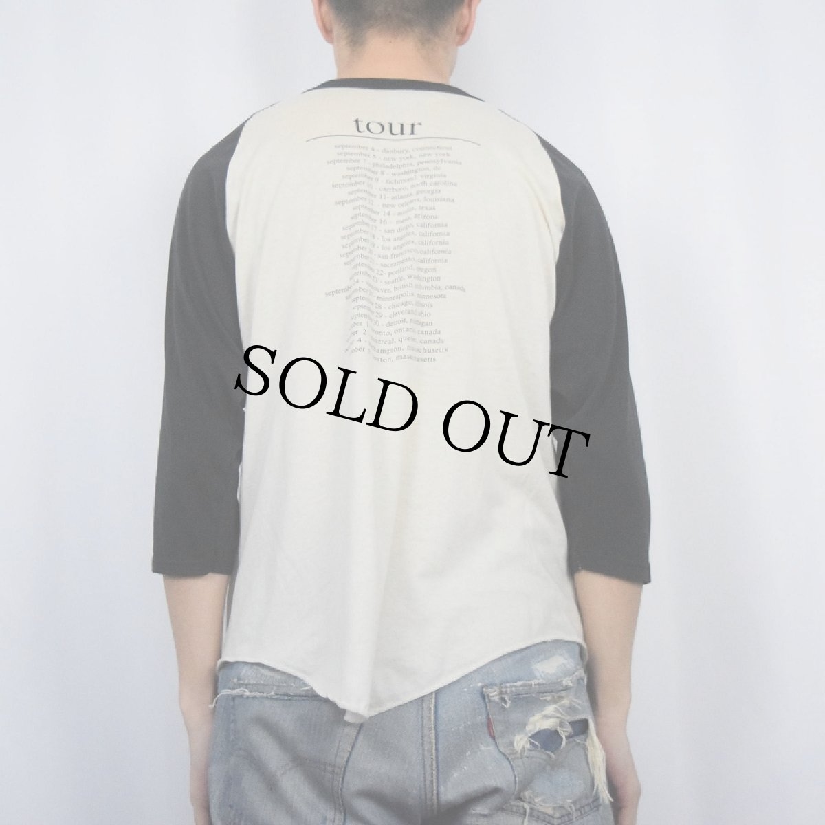 画像3: 90's Sebadoh USA製 オルタナティブロックバンドツアー ラグランTシャツ L (3)