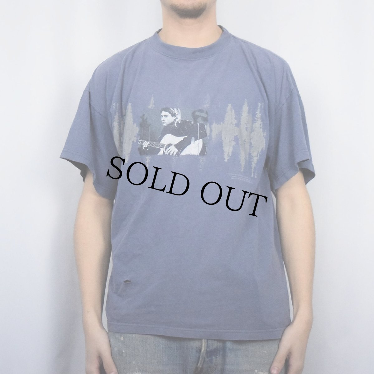 画像2: 90's KURT COBAIN ミュージシャン プリントTシャツ (2)