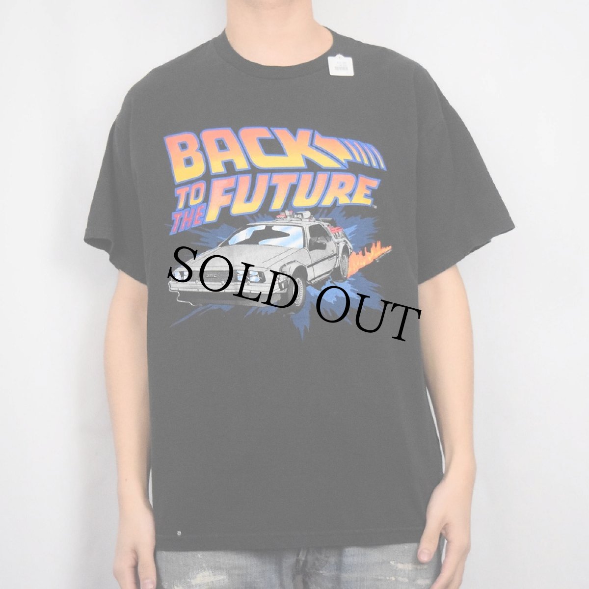画像2: BACK TO THE FUTURE USA製 SF映画 プリントTシャツ BLACK L (2)