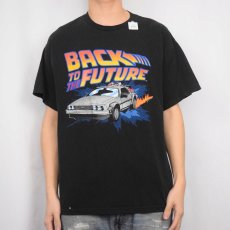 画像2: BACK TO THE FUTURE USA製 SF映画 プリントTシャツ BLACK L (2)
