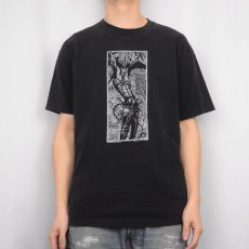 画像2: DEVILMAN マンガプリントTシャツ BLACK L (2)
