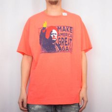 画像2: Feeet 2nd Repaint "MAKE AMERICA GREAT AGAIN" トランプ大統領 ペイント入り Tシャツ (2)