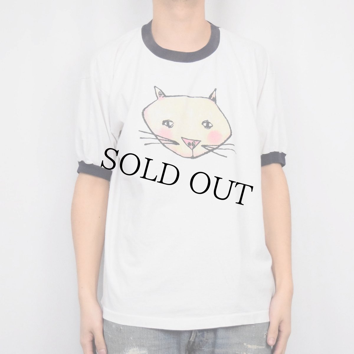 画像3: 90's Lisa Loeb & Nine Stories シンガーソングライター ツアーリンガーTシャツ XL (3)