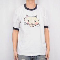 画像3: 90's Lisa Loeb & Nine Stories シンガーソングライター ツアーリンガーTシャツ XL (3)