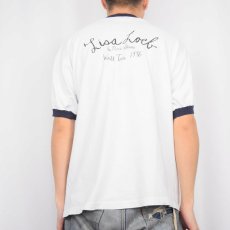 画像4: 90's Lisa Loeb & Nine Stories シンガーソングライター ツアーリンガーTシャツ XL (4)