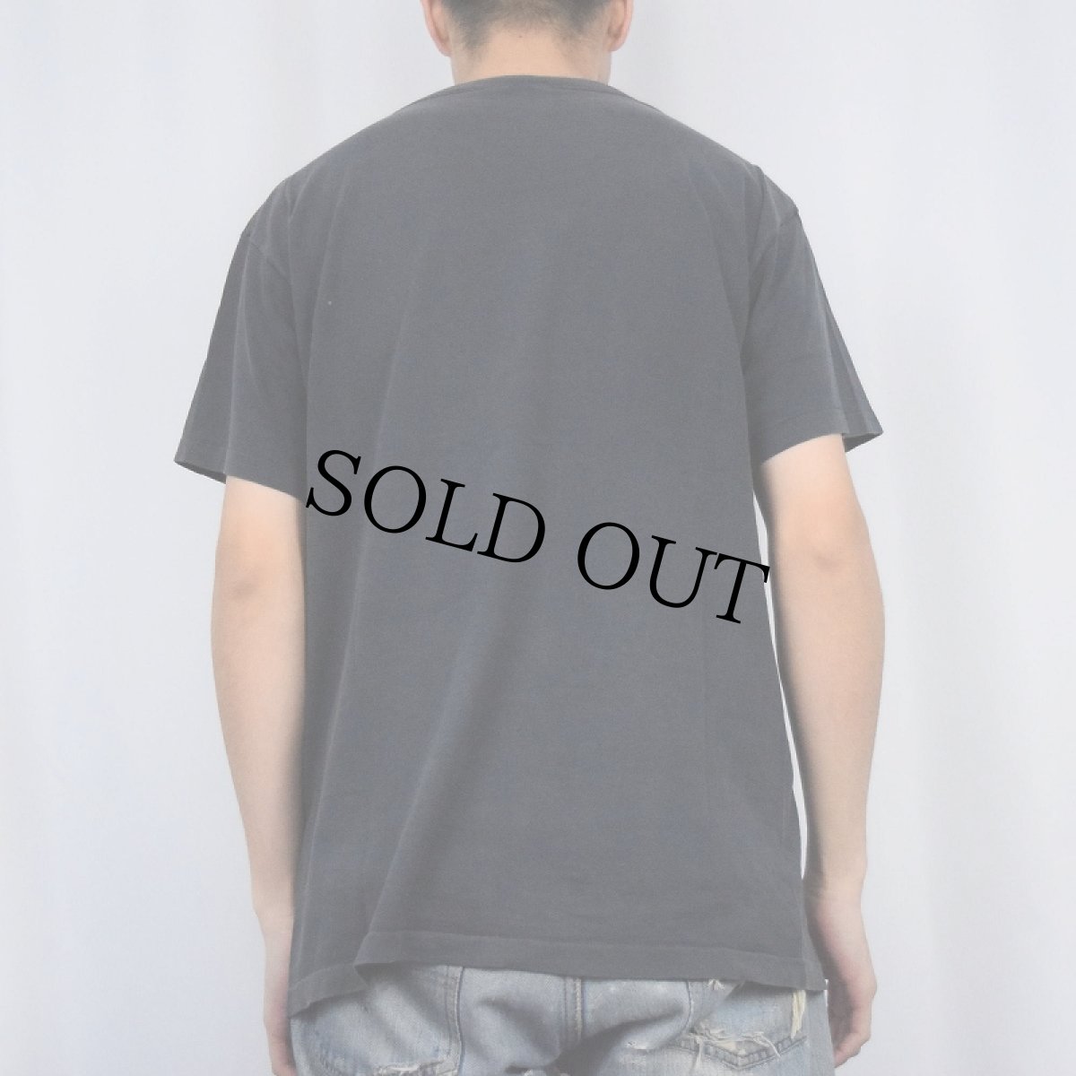 画像3: 90's FENDI ロゴプリントTシャツ BLACK (3)