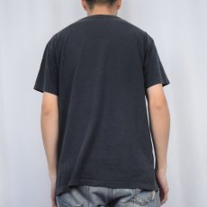 画像3: 90's FENDI ロゴプリントTシャツ BLACK (3)