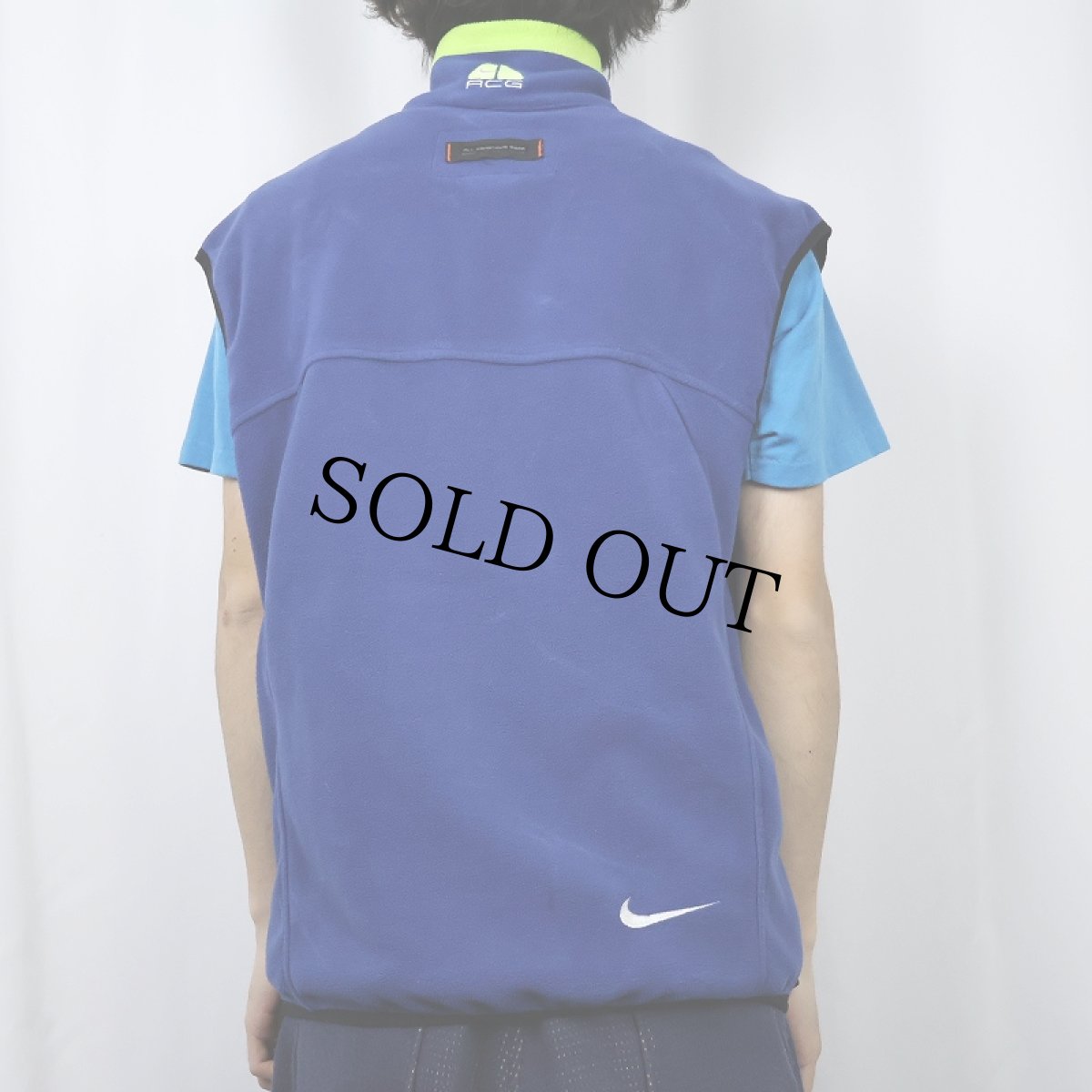 画像3: 2000's NIKE ACG "THERMAL LAYER 2" ロゴ刺繍 フリースベスト M (3)